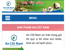 Tablet Screenshot of ancotnam.com